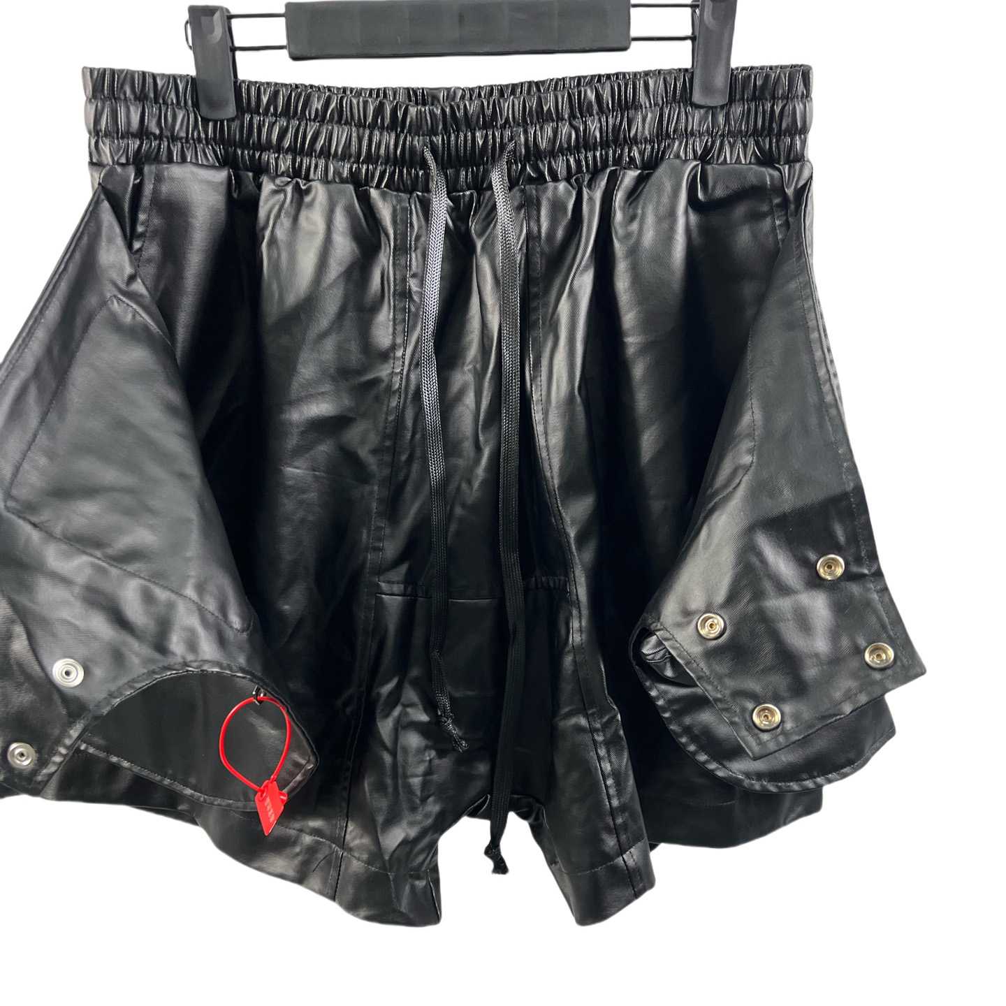Vujade Brushed Wax Black Coating Corts Cargo Shorts - FashionPlug