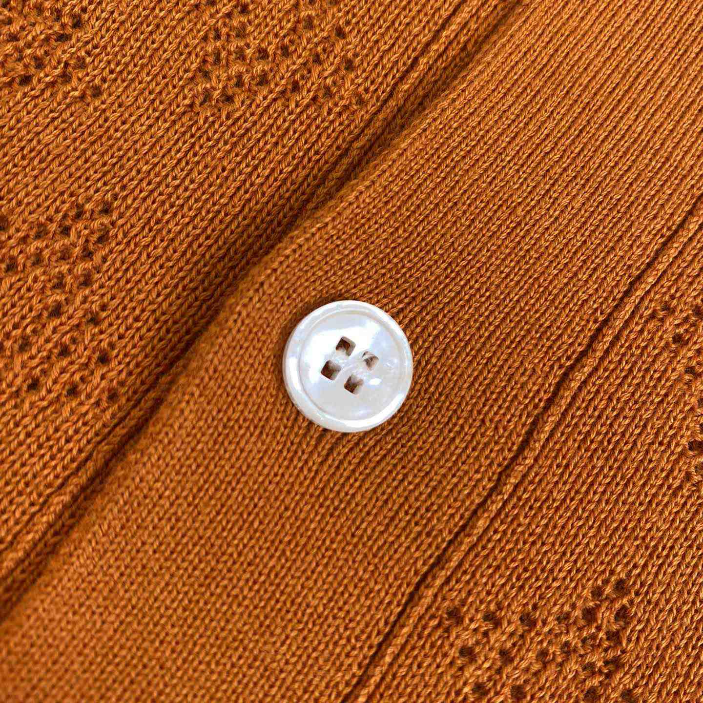 Louis Vuitton Monogram Pointelle Short-Sleeved Cotton Shirt   1AFQSY - FashionPlug