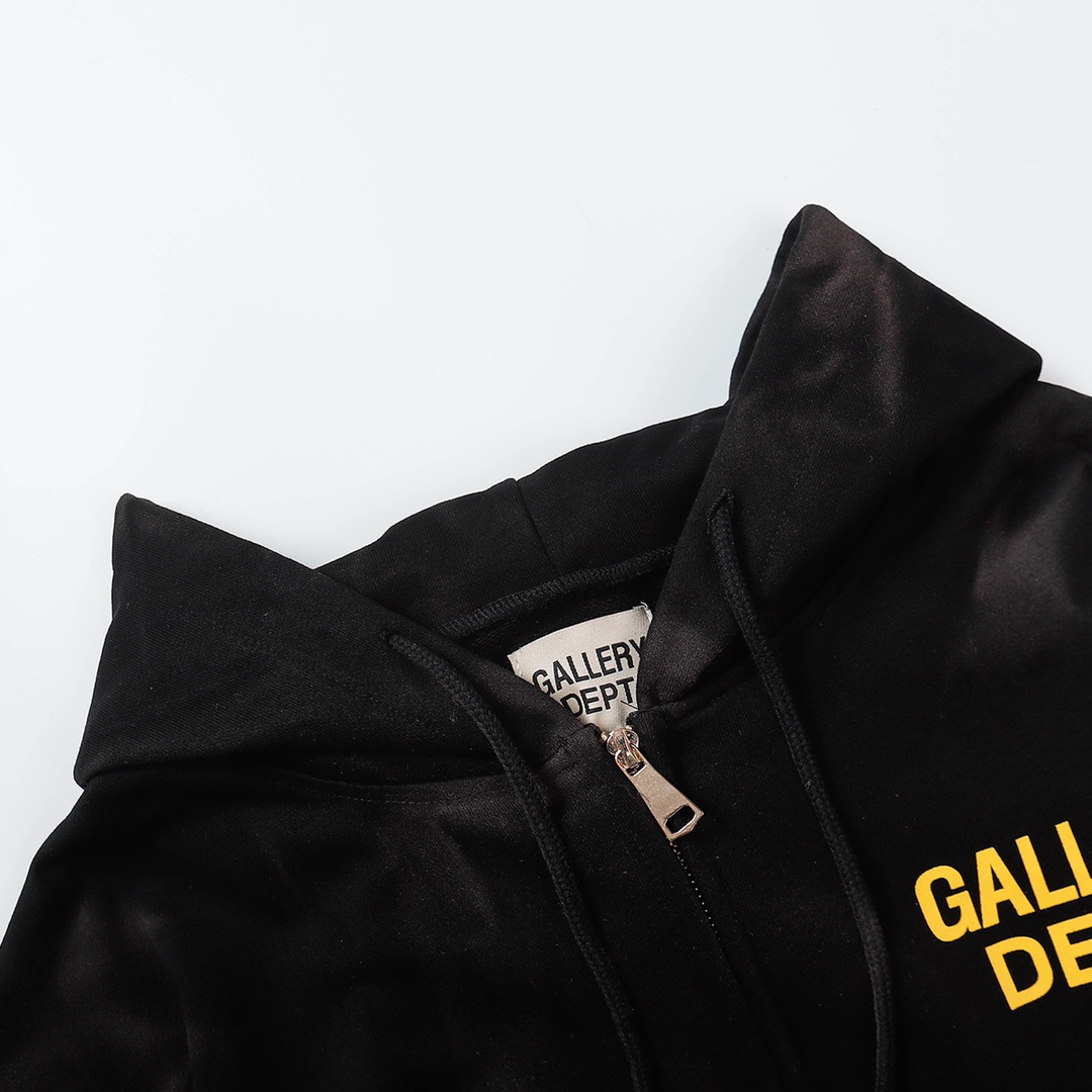 Gallery Dept. Vintage Tie-Dye Full Zip Hoodie - FashionPlug