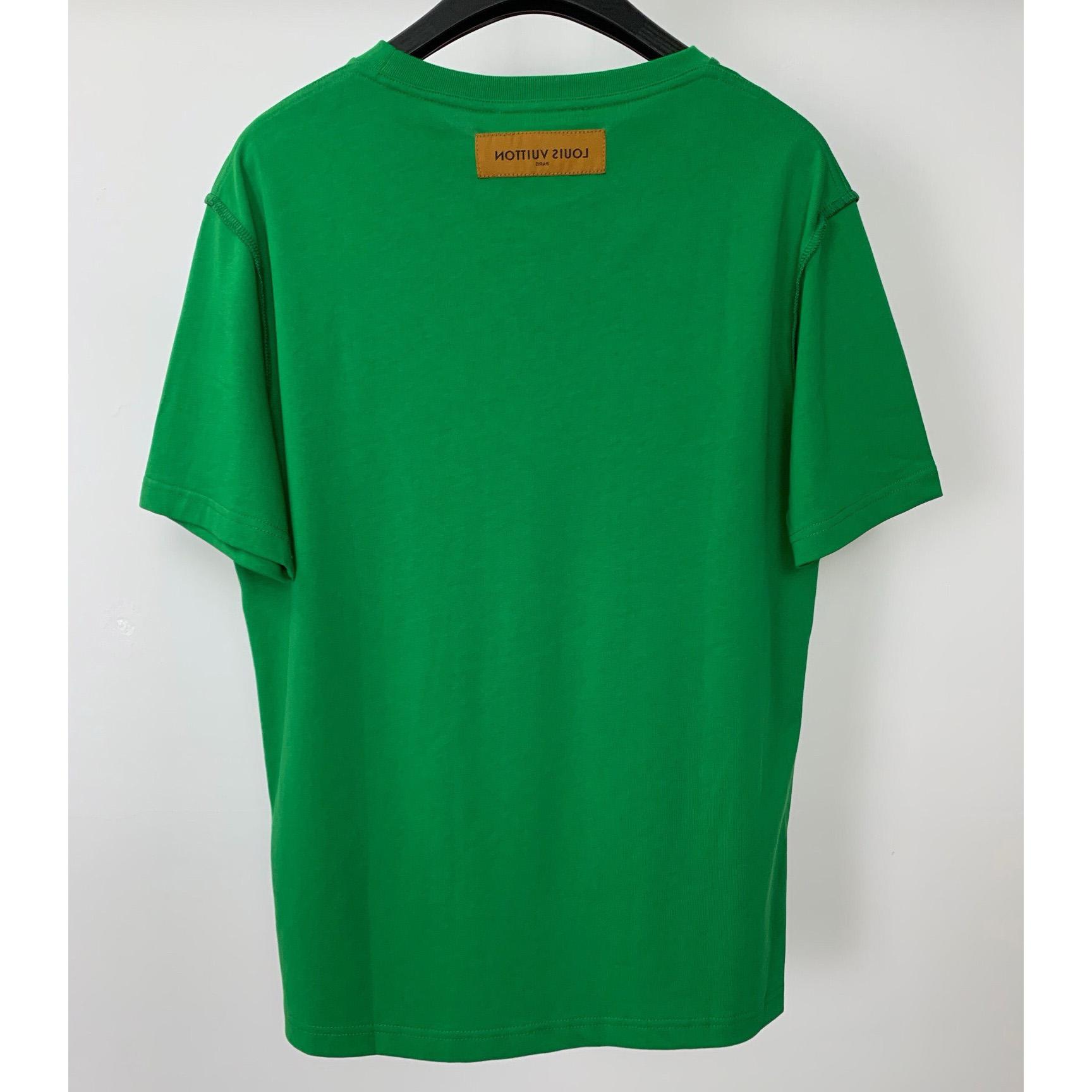 Louis Vuitton Logo Cotton T-Shirt    - FashionPlug
