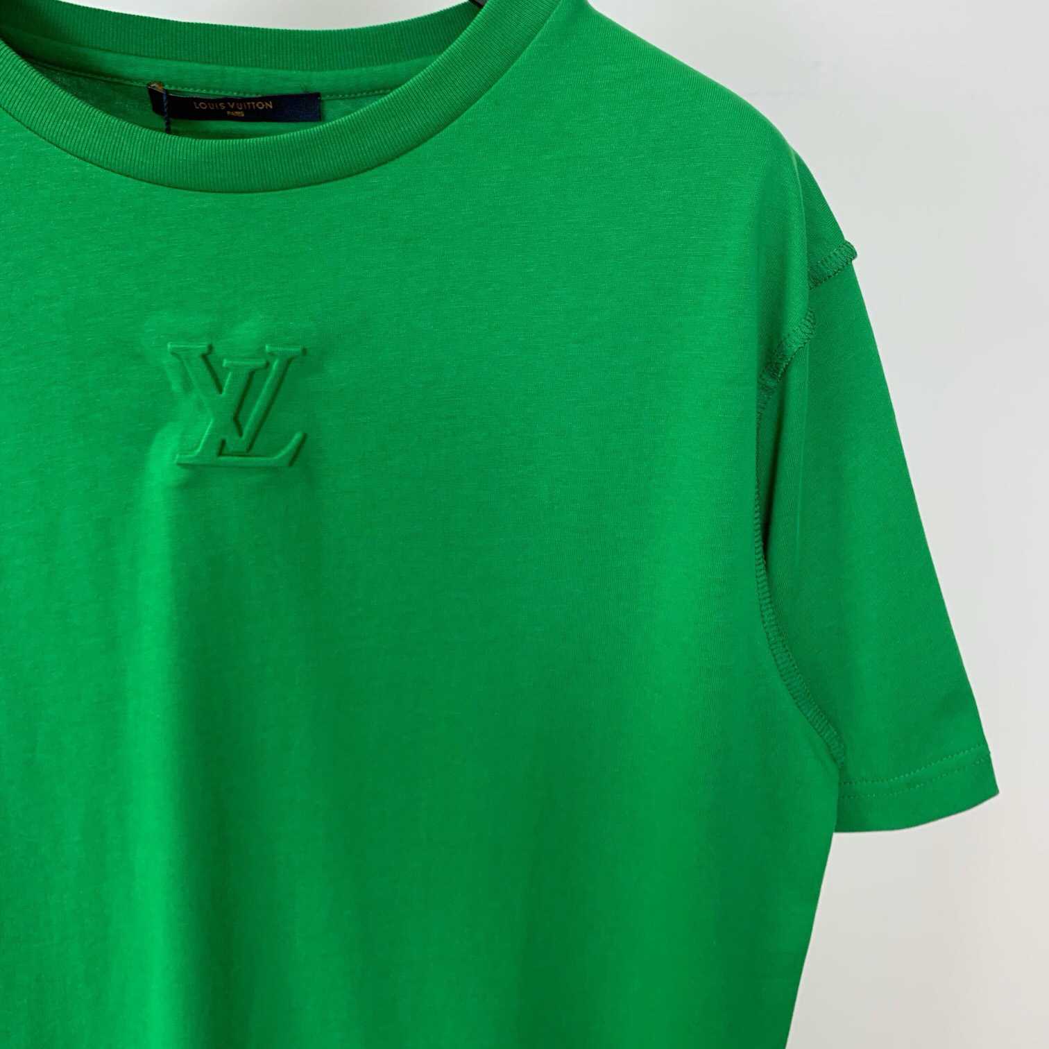Louis Vuitton Logo Cotton T-Shirt    - FashionPlug