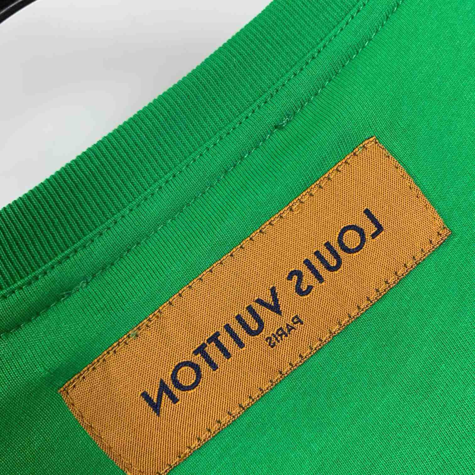 Louis Vuitton Logo Cotton T-Shirt    - FashionPlug