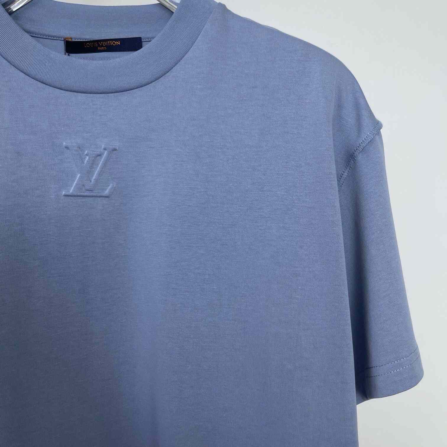 Louis Vuitton Logo Cotton T-Shirt    - FashionPlug