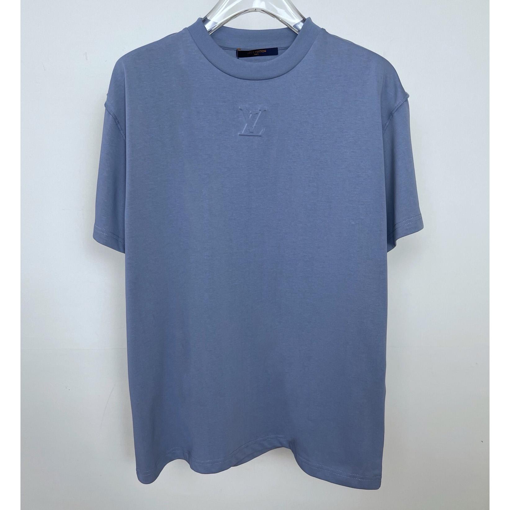Louis Vuitton Logo Cotton T-Shirt    - FashionPlug