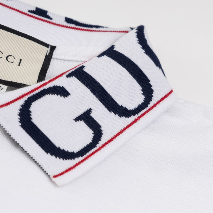 Gucci Cotton Jersey Polo Shirt - FashionPlug