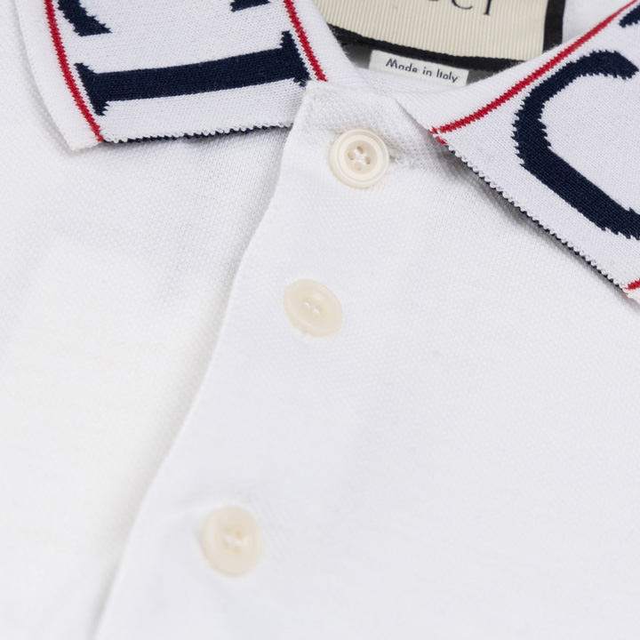 Gucci Cotton Jersey Polo Shirt - FashionPlug