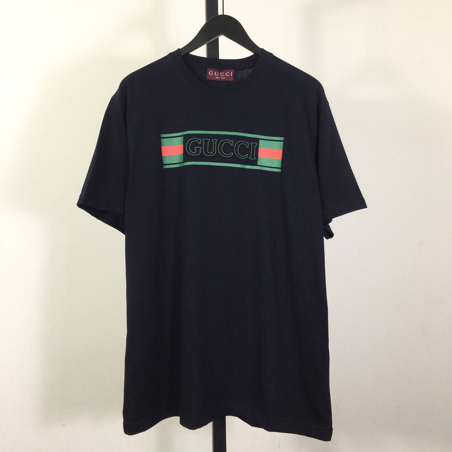 Gucci Cotton Jersey T-shirt With Print  - FashionPlug