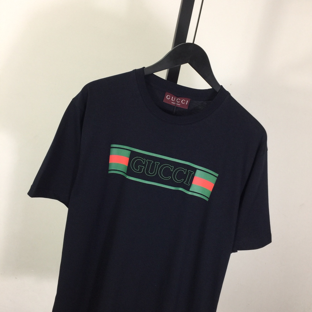 Gucci Cotton Jersey T-shirt With Print  - FashionPlug