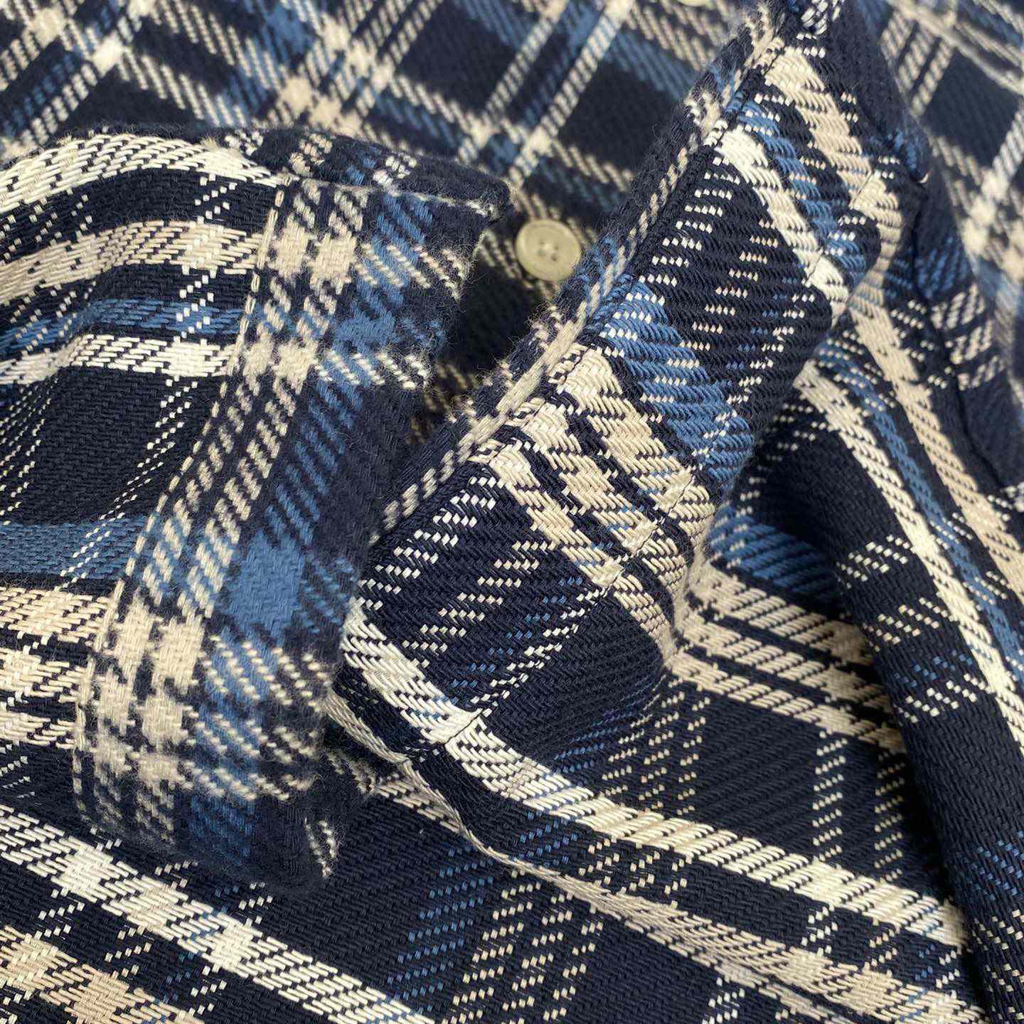 Celine Loose Lumberjack Shirt In Check Cotton - FashionPlug