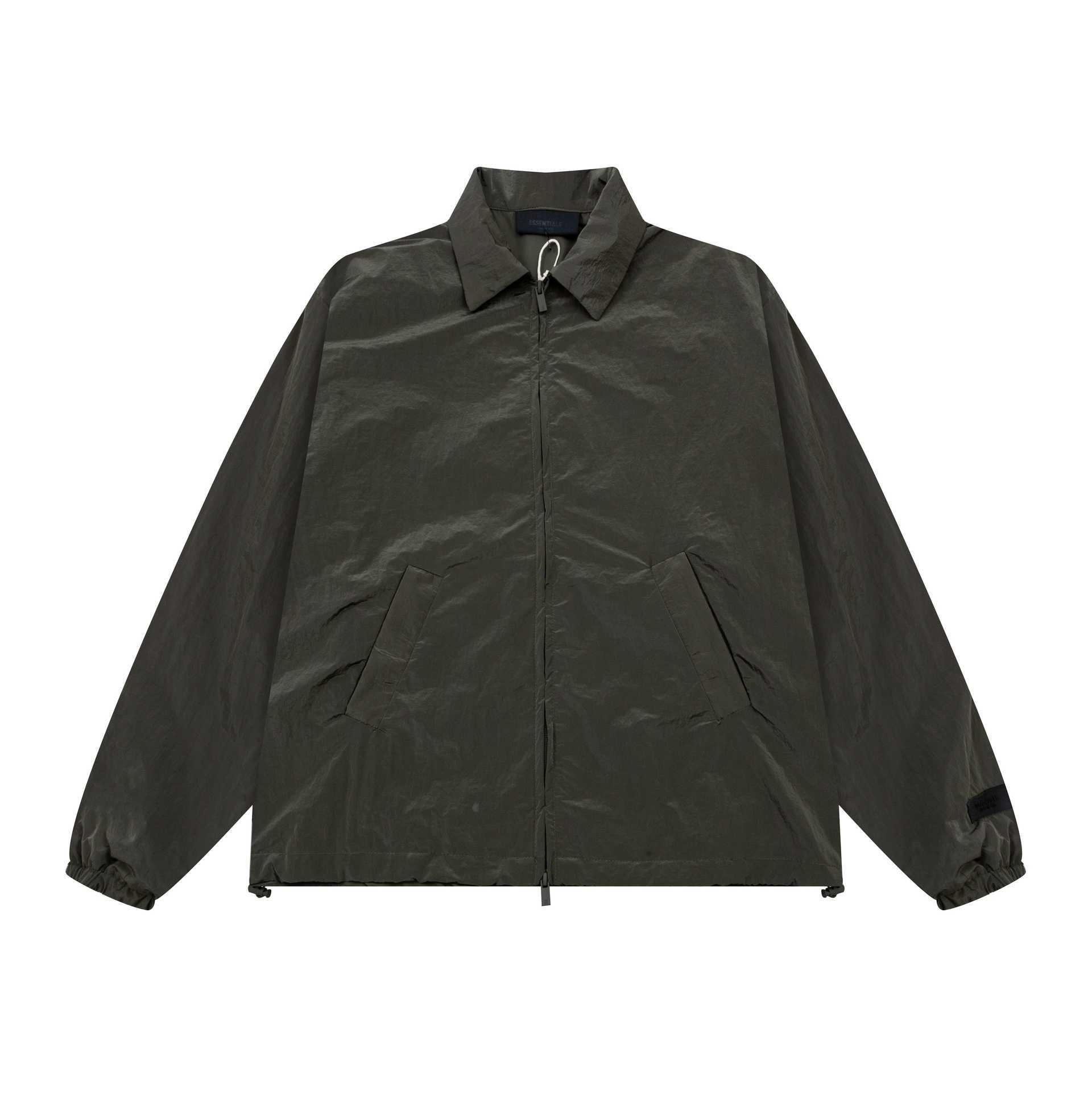 Fear Of God Essential Crinkle Nylon Bomber - FashionPlug