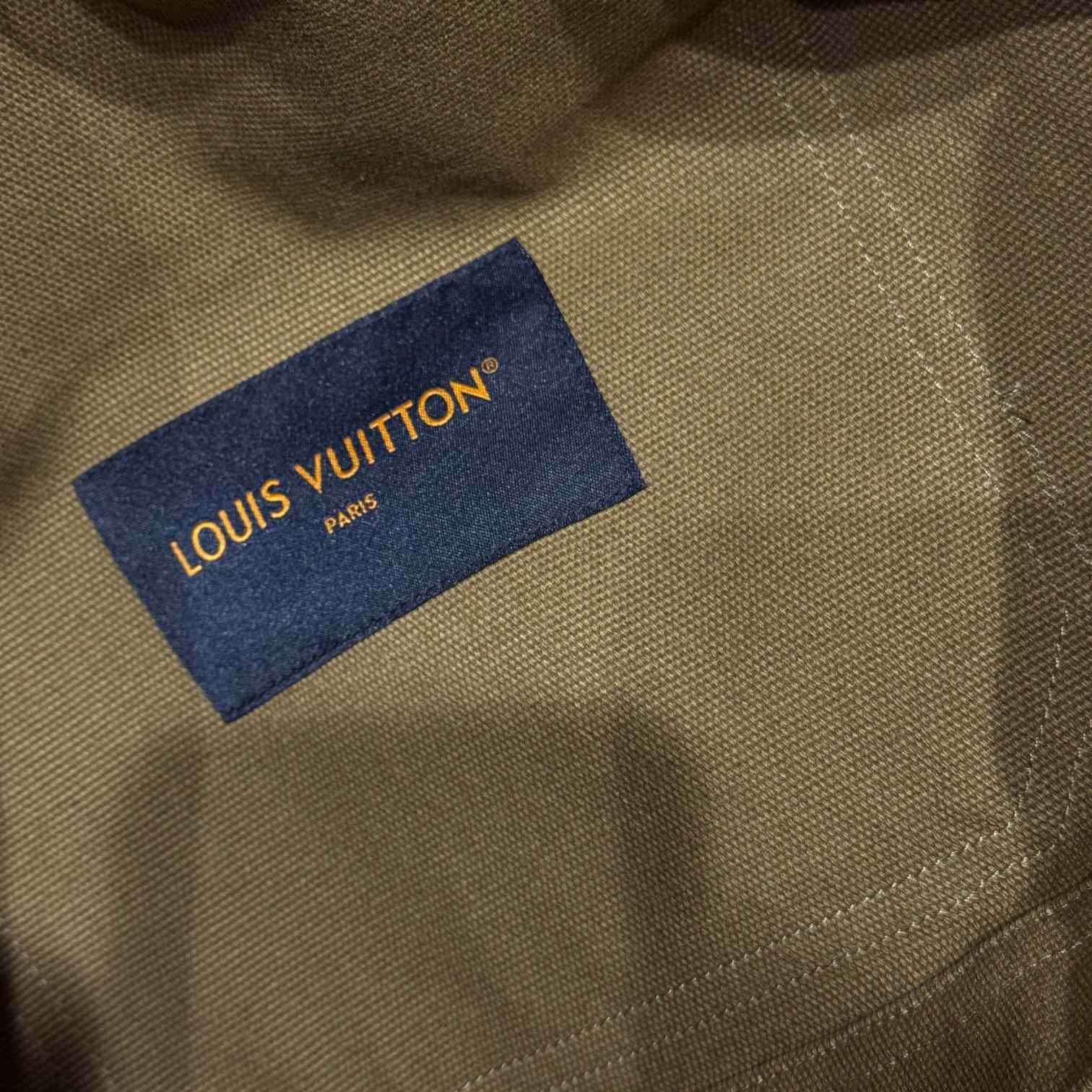 Louis Vuitton Tailored Workwear Cotton Canvas Jacket   1AGJ70 - FashionPlug