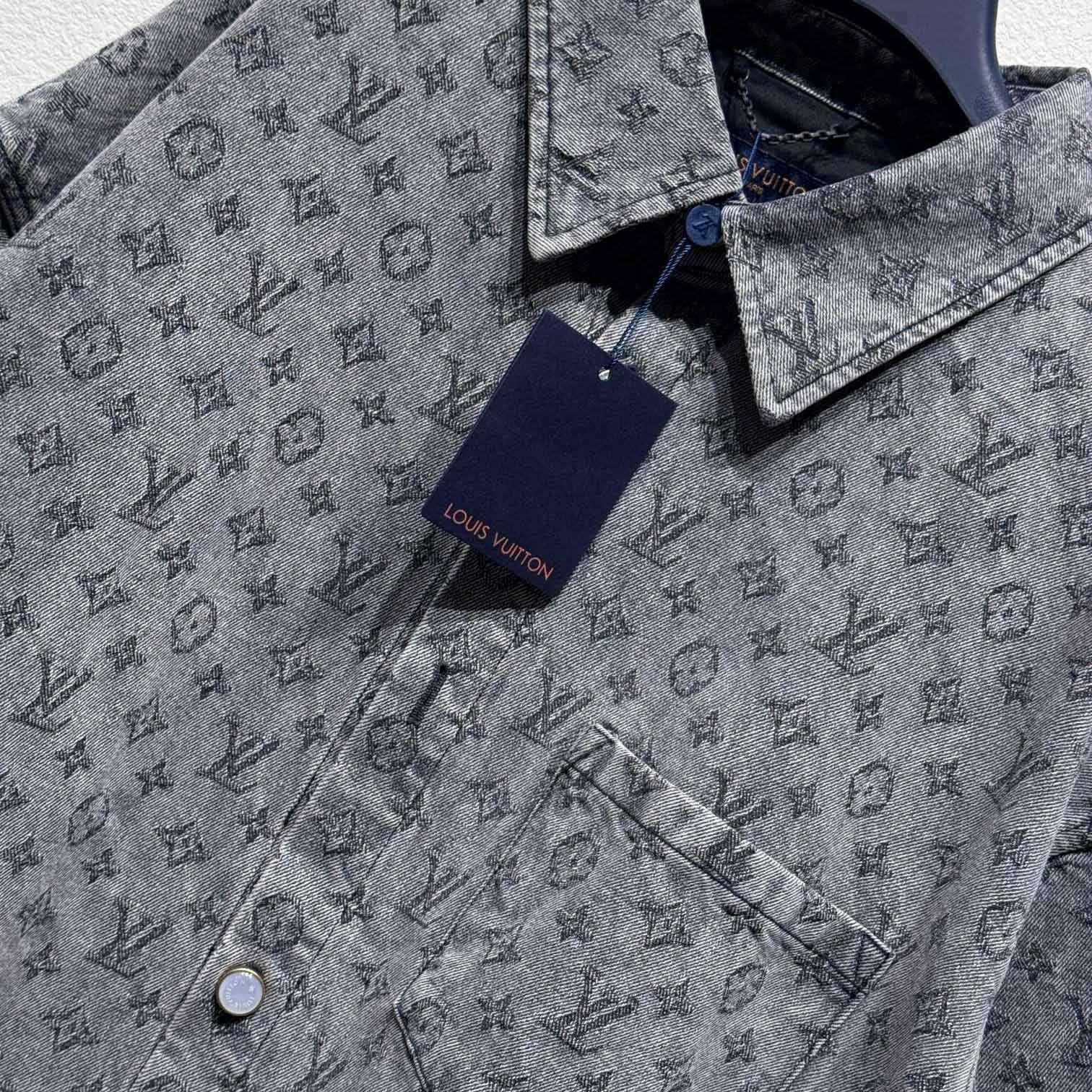 Louis Vuitton Monogram Short-Sleeved Shirt    - FashionPlug