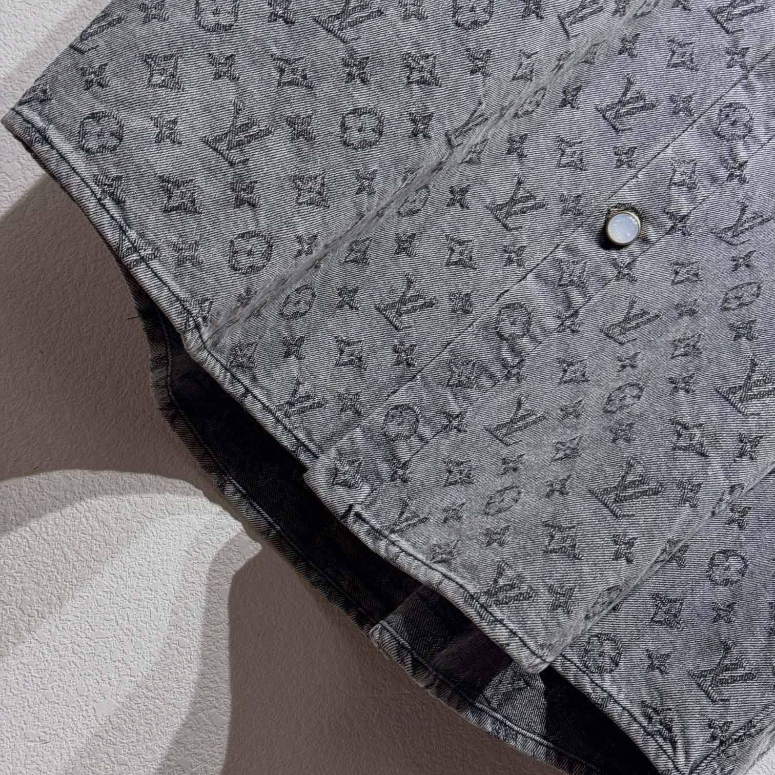 Louis Vuitton Monogram Short-Sleeved Shirt    - FashionPlug