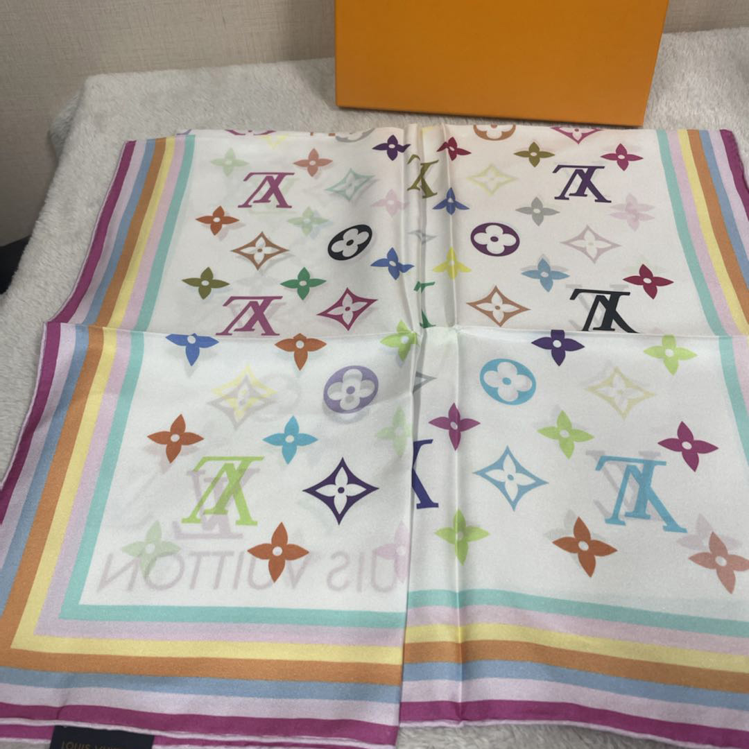 Louis Vuitton LV x TM Monogram Multicolor Square 90  M96095  M94967 - FashionPlug