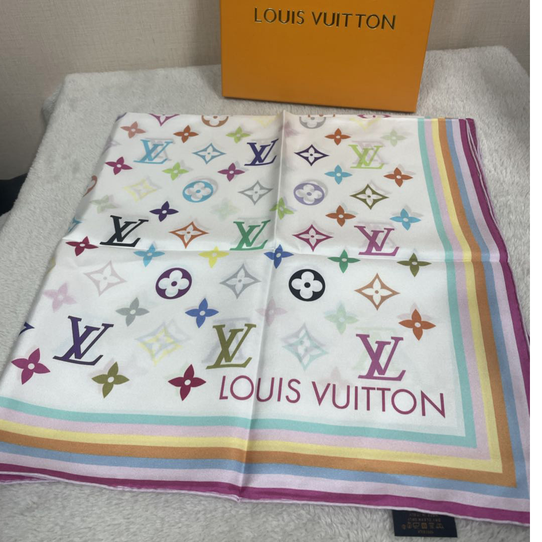 Louis Vuitton LV x TM Monogram Multicolor Square 90  M96095  M94967 - FashionPlug