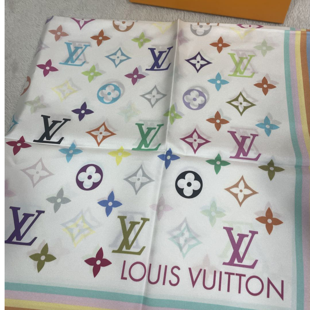 Louis Vuitton LV x TM Monogram Multicolor Square 90  M96095  M94967 - FashionPlug