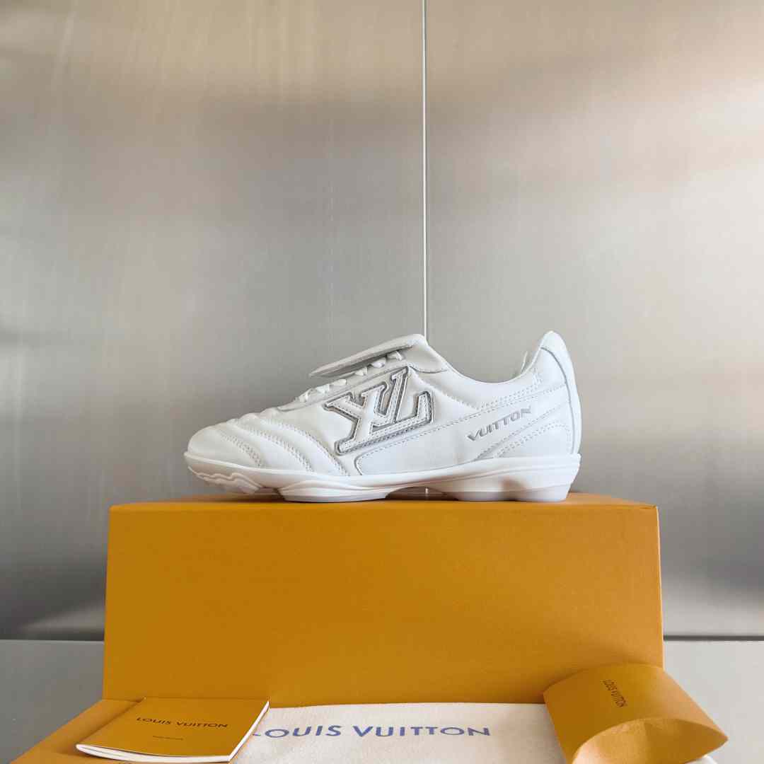 Louis Vuitton LV Footprint Soccer Sneaker   1AHDOA - FashionPlug