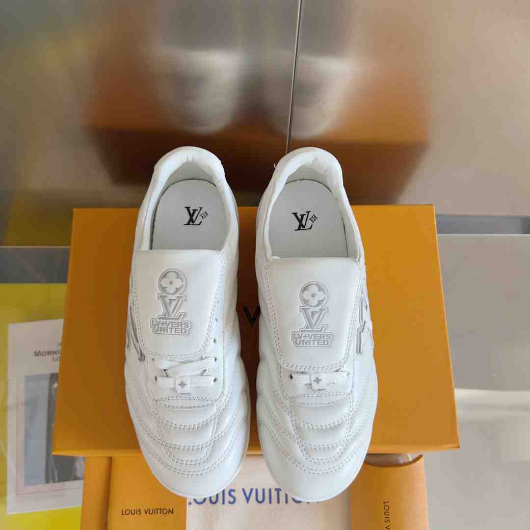 Louis Vuitton LV Footprint Soccer Sneaker   1AHDOA - FashionPlug