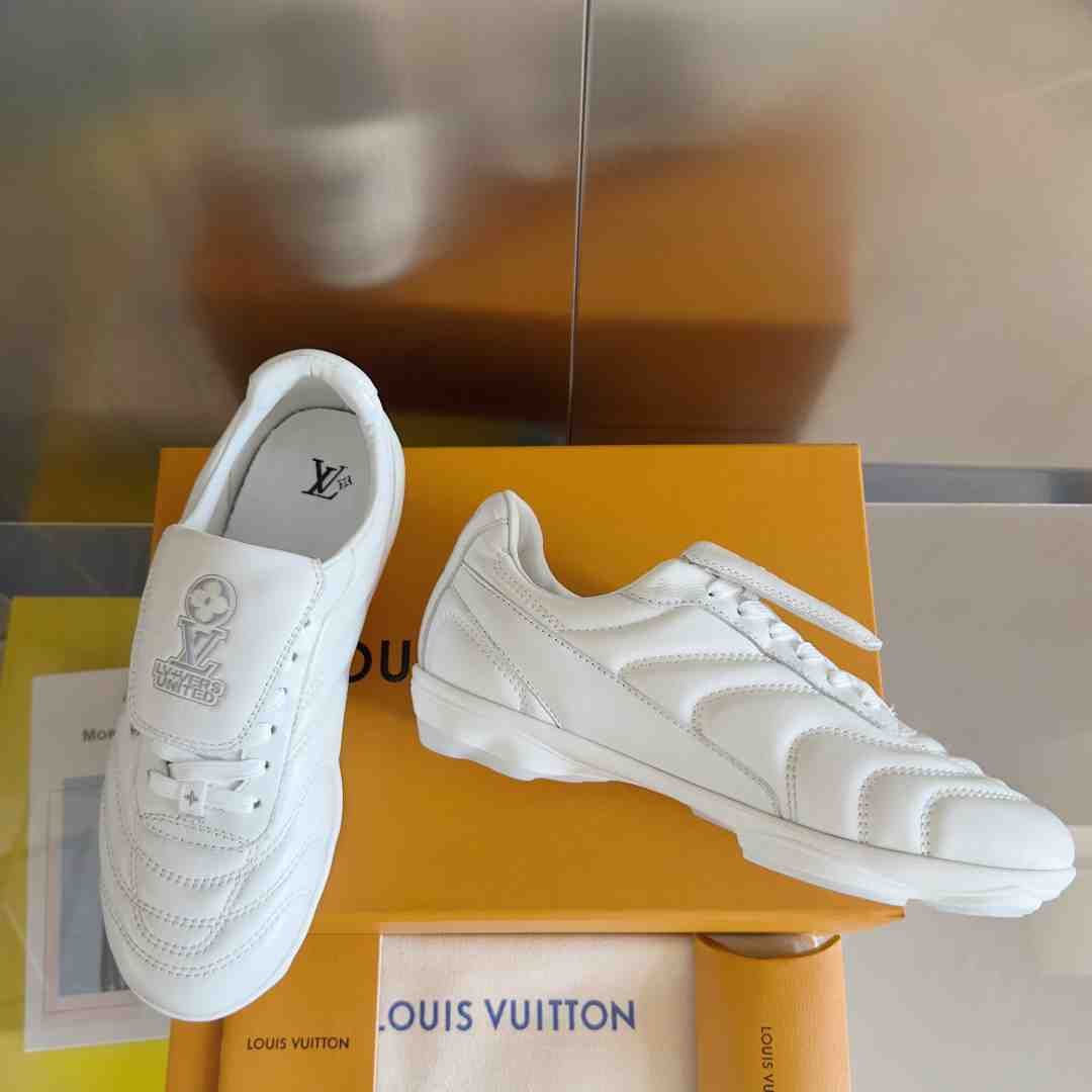 Louis Vuitton LV Footprint Soccer Sneaker   1AHDOA - FashionPlug
