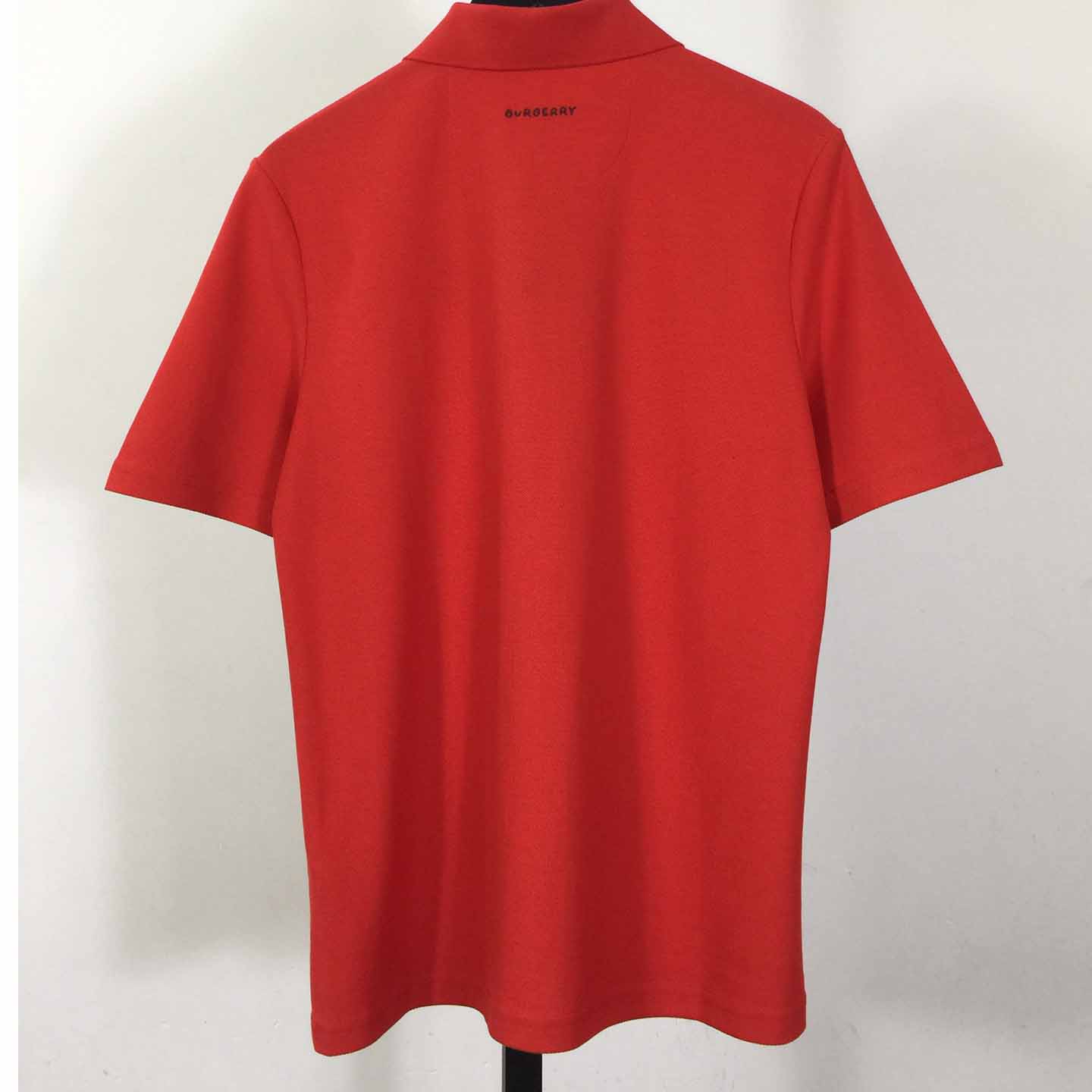 Burberry B Snake Cotton Polo Shirt - FashionPlug