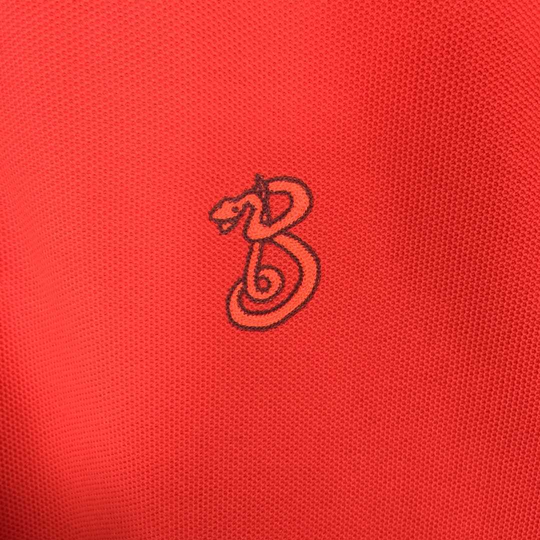 Burberry B Snake Cotton Polo Shirt - FashionPlug