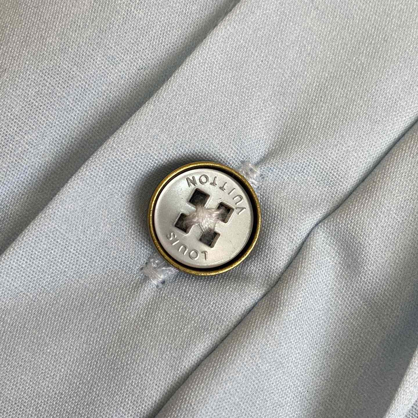Louis Vuitton Monogram Printed Long-Sleeved Cotton Poplin Shirt  1AFXVW - FashionPlug