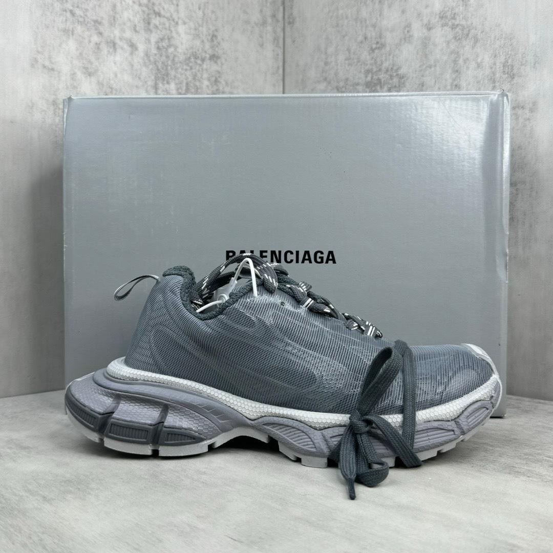 Balenciaga 3XL Net Sneaker In Grey Polyester - FashionPlug
