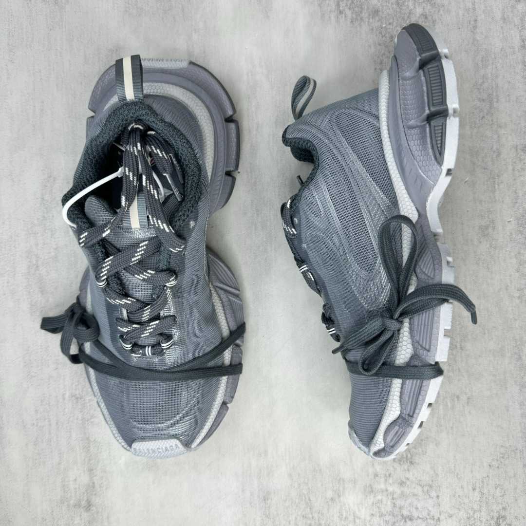 Balenciaga 3XL Net Sneaker In Grey Polyester - FashionPlug