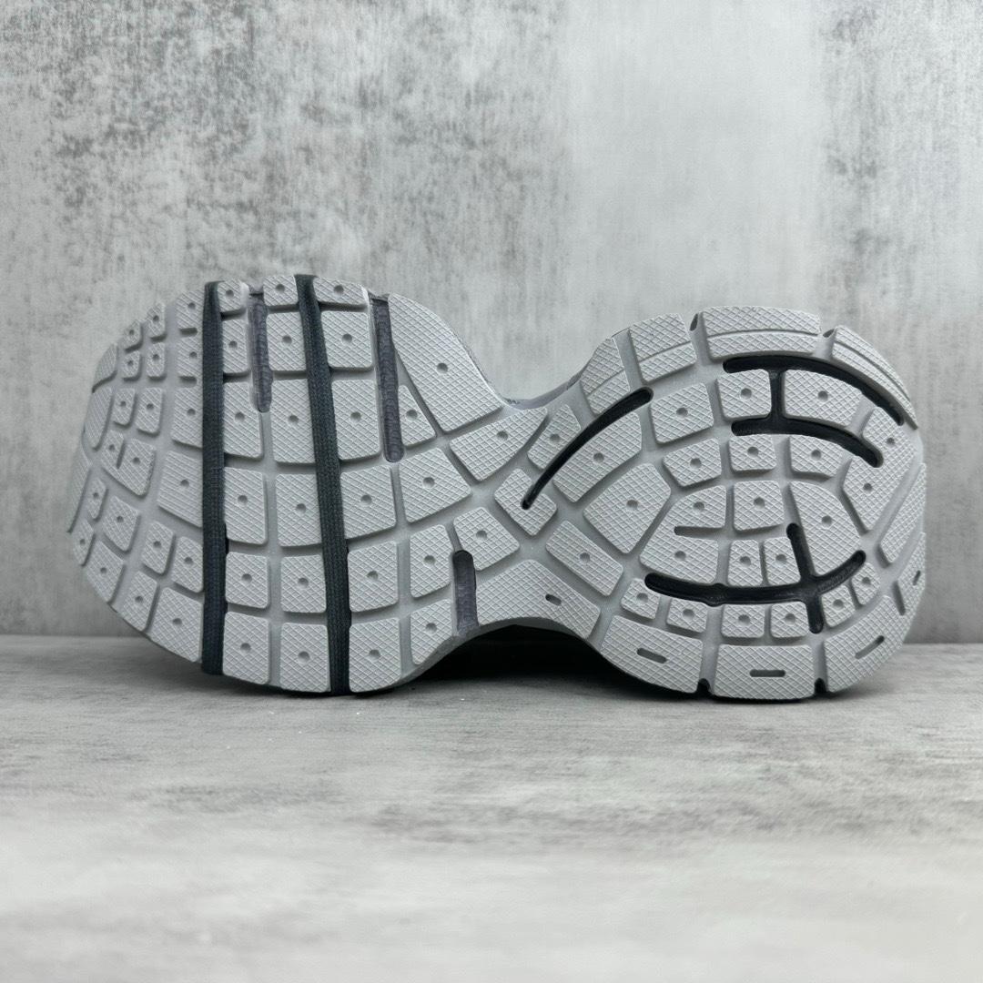 Balenciaga 3XL Net Sneaker In Grey Polyester - FashionPlug