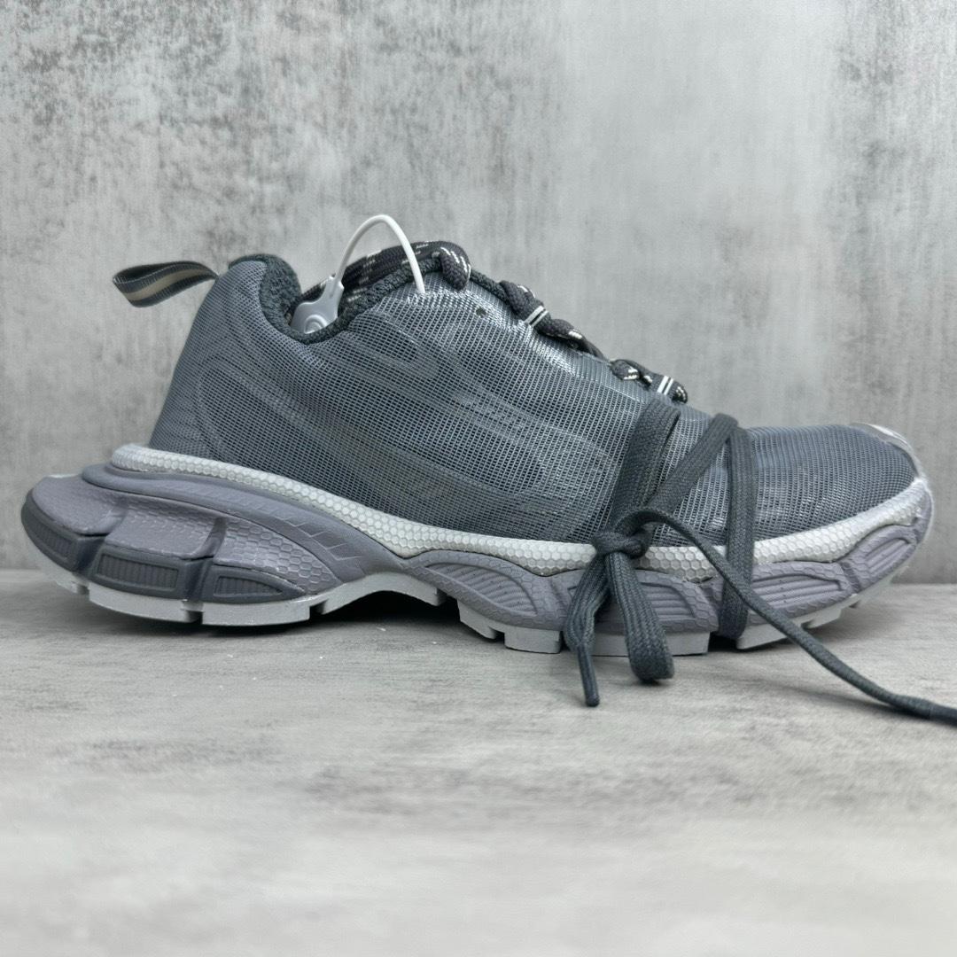 Balenciaga 3XL Net Sneaker In Grey Polyester - FashionPlug