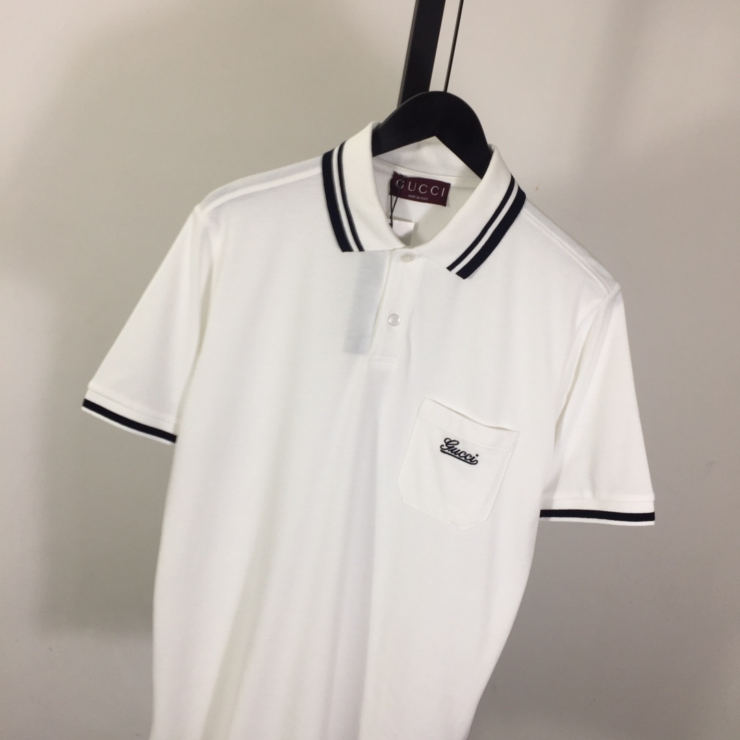 Gucci Cotton Piquet Polo Shirt - FashionPlug