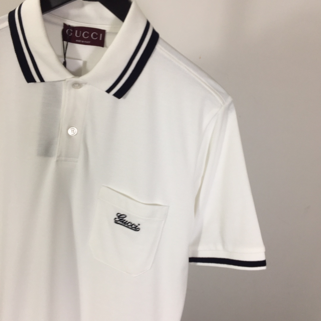 Gucci Cotton Piquet Polo Shirt - FashionPlug