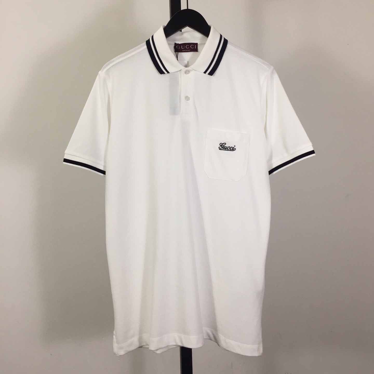 Gucci Cotton Piquet Polo Shirt - FashionPlug