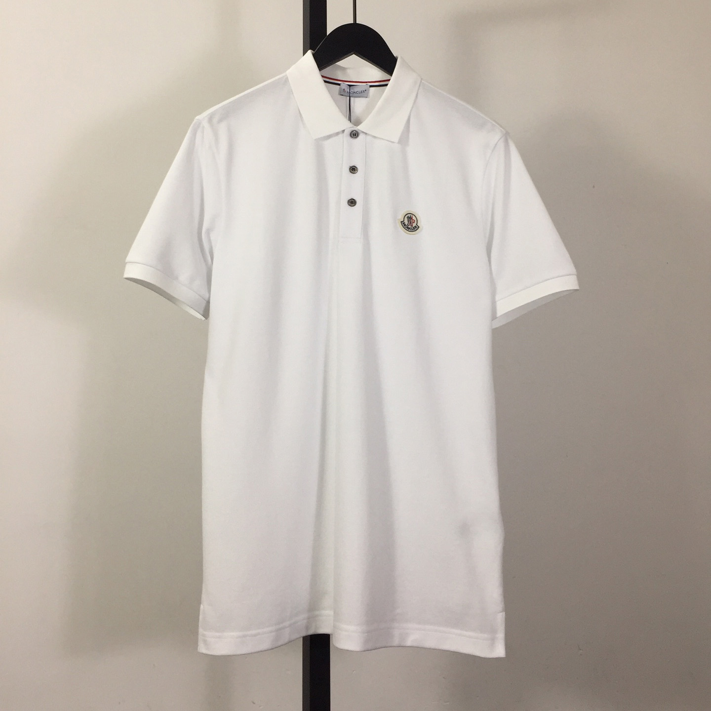 Moncler Logo Cotton Polo Shirt - FashionPlug