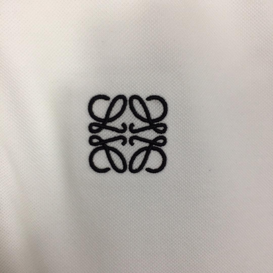 Loewe Logo Cotton Polo Shirt - FashionPlug