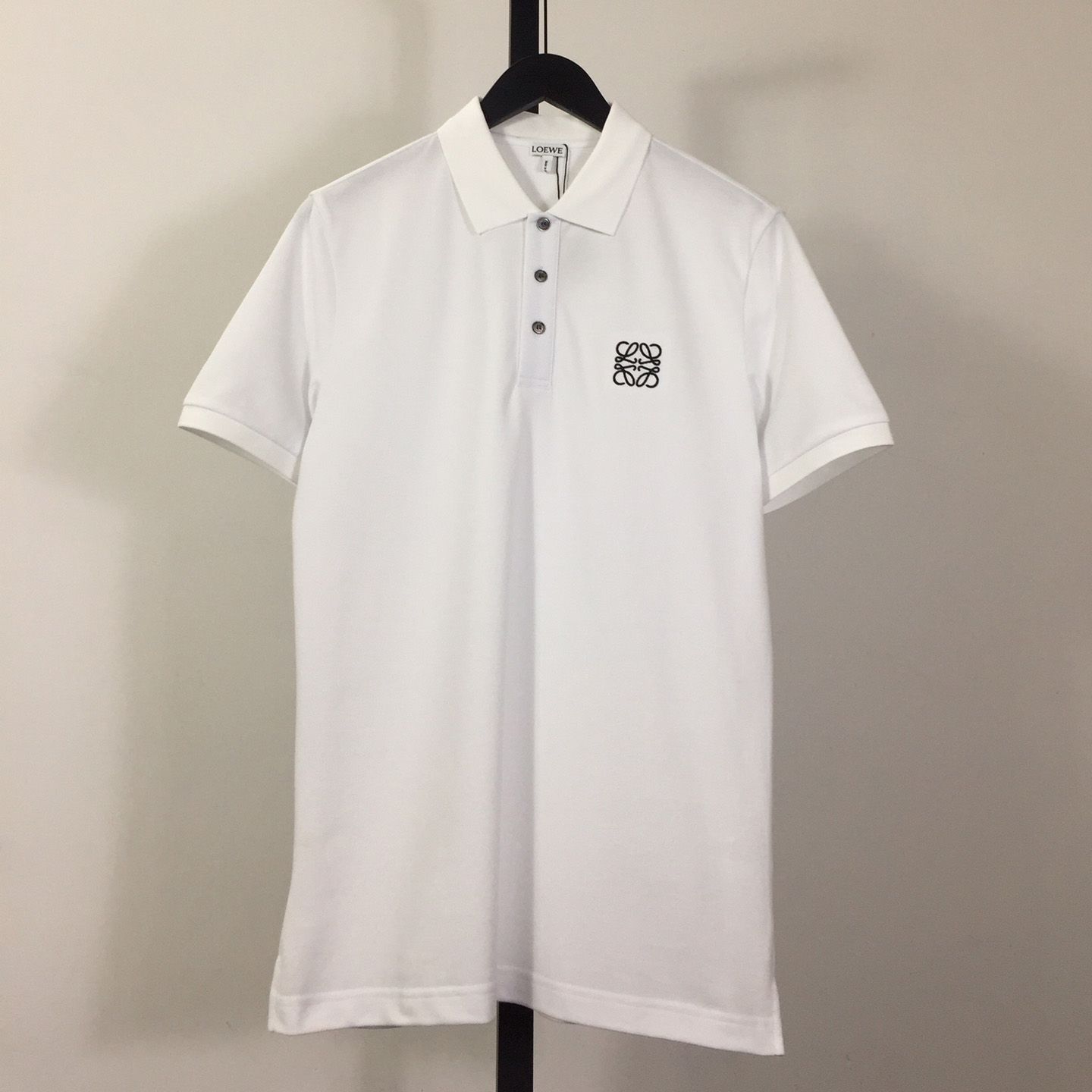 Loewe Logo Cotton Polo Shirt - FashionPlug