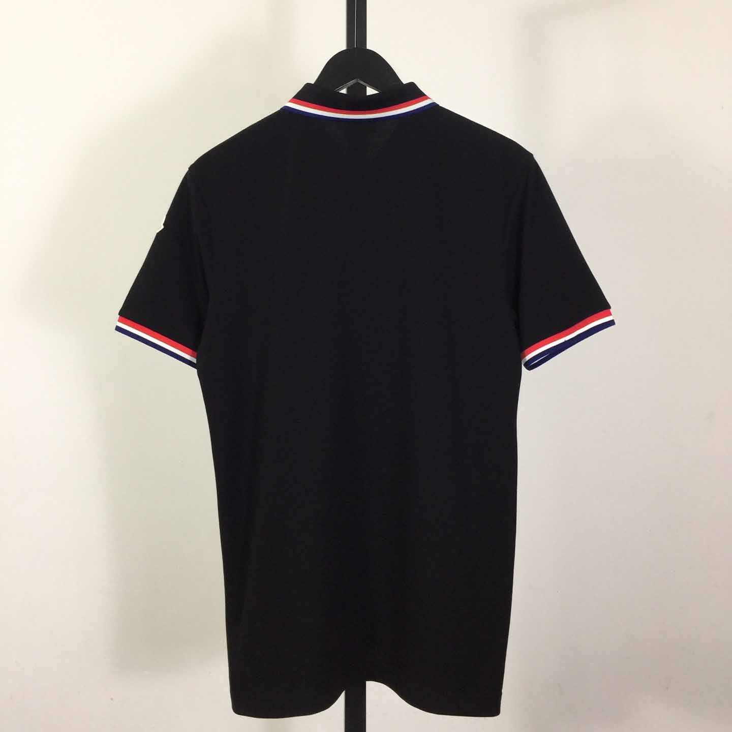 Moncler Logo Cotton Polo Shirt - FashionPlug