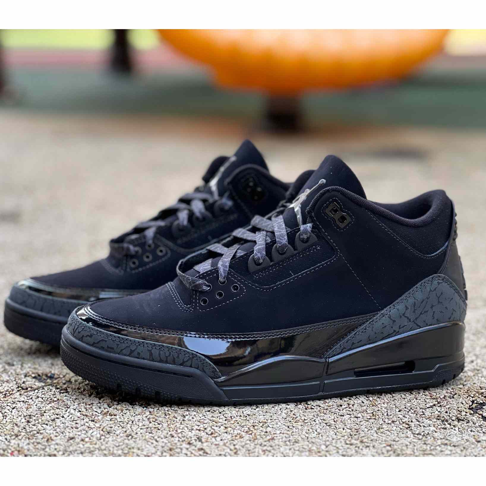 Air Jordan 3 “Black Cat” Basketball Shoes    CT8532-001 - FashionPlug