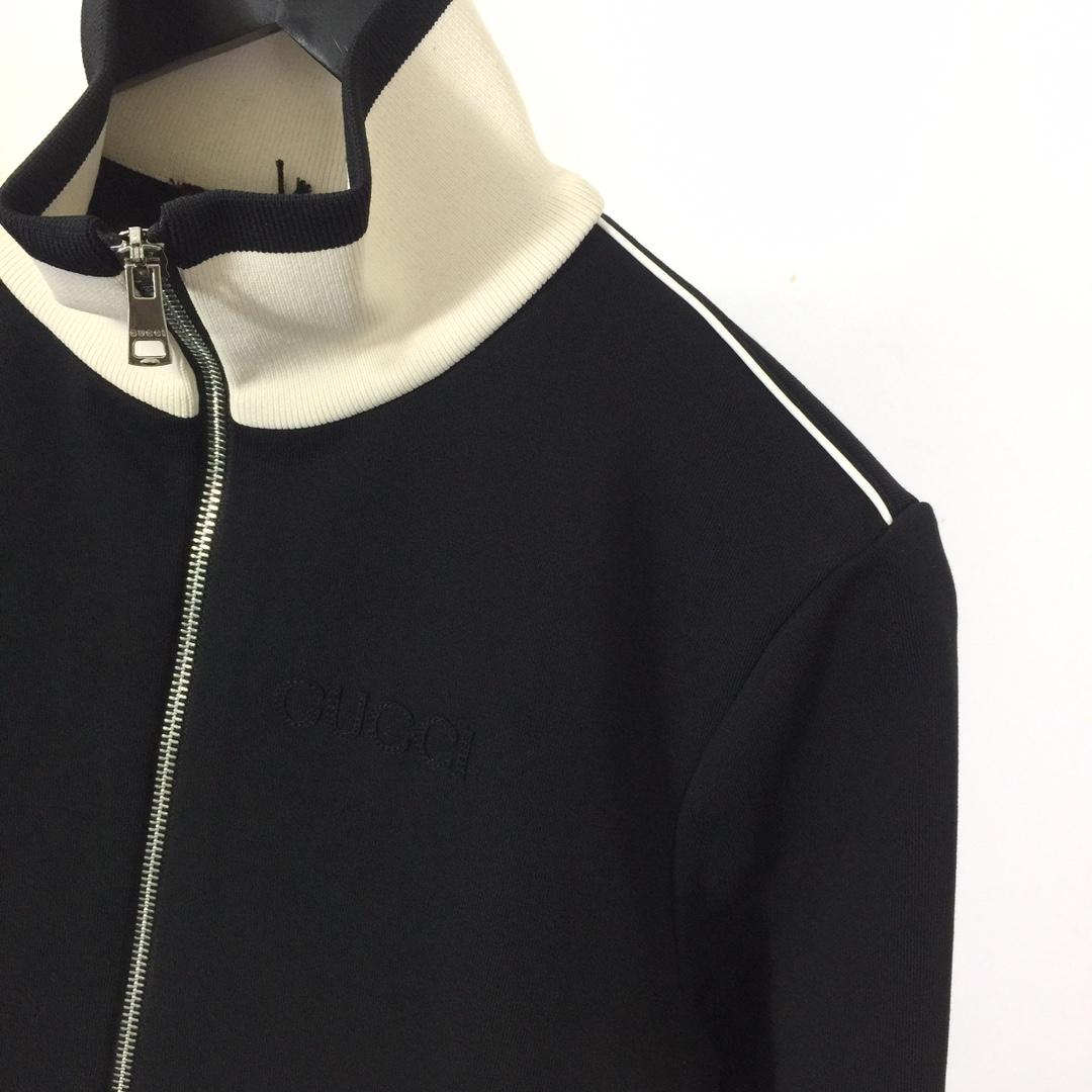 Gucci Cotton Fleece Zip Jacket & Jogging Pant - FashionPlug