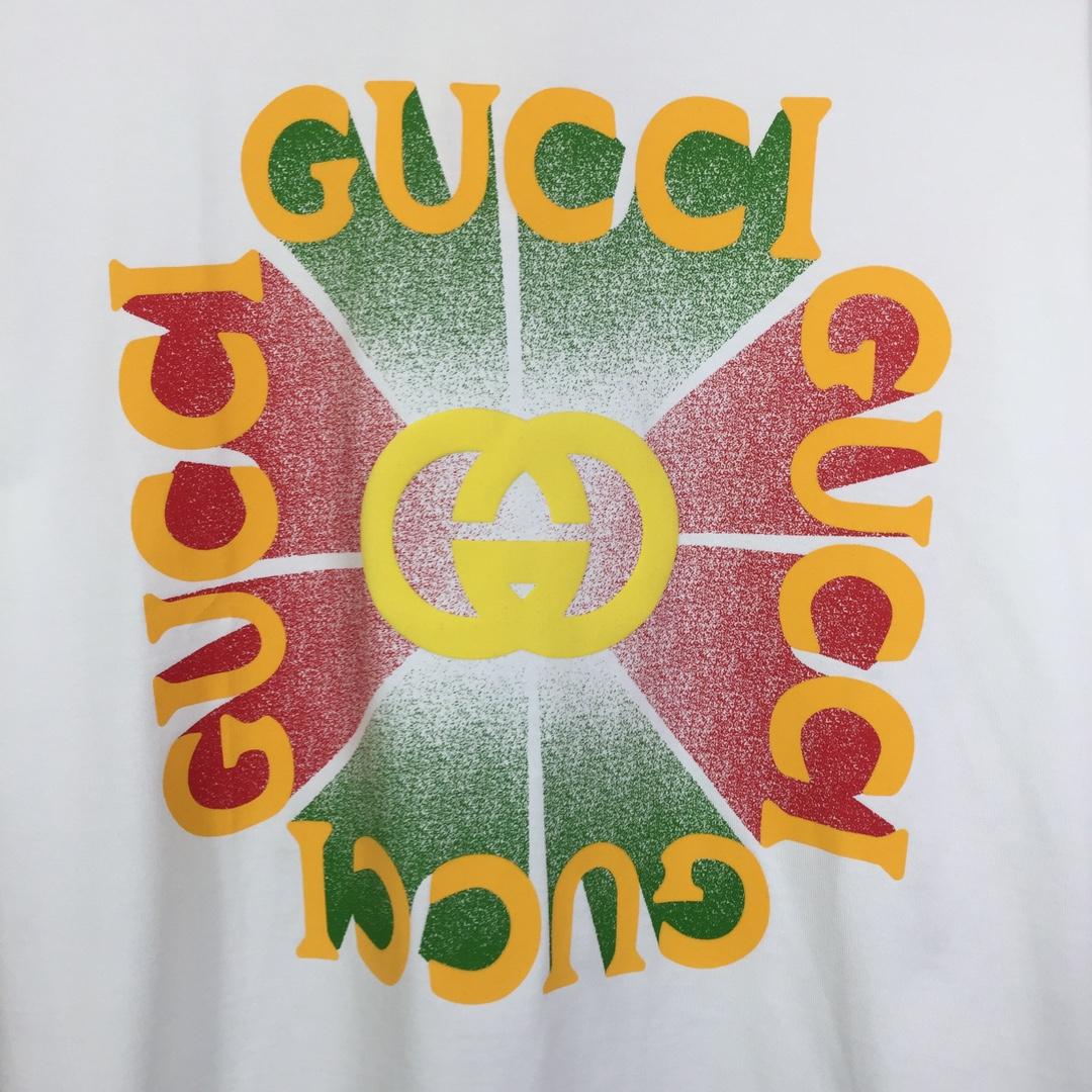 Gucci Cotton Jersey Printed T-shirt   - FashionPlug