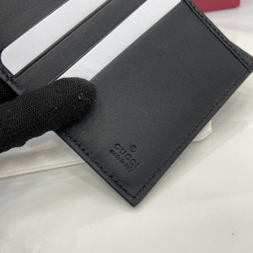 Gucci GG Emblem Bi-fold Wallet  - FashionPlug