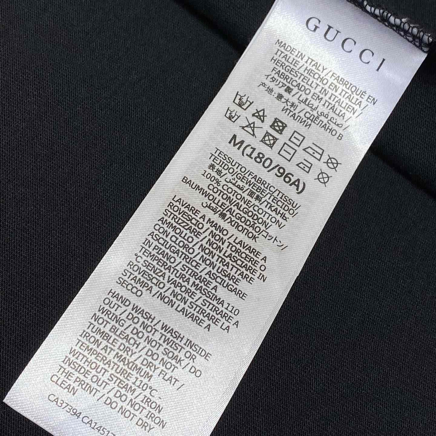 Gucci Embroidered Cotton Jersey T-shirt - FashionPlug