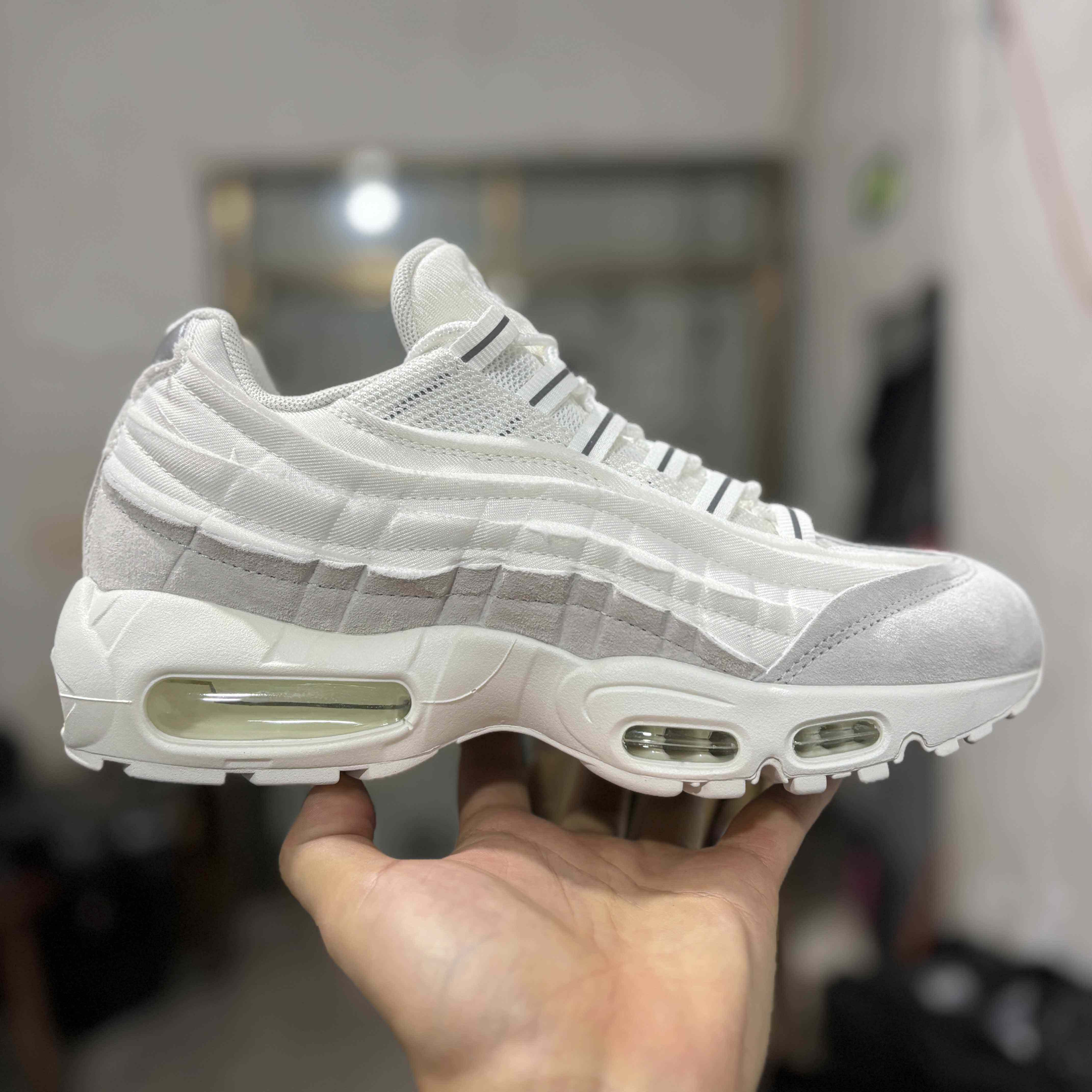 CDG X Nike Air Max 95 OG Sneaker    CU8406-100 - FashionPlug