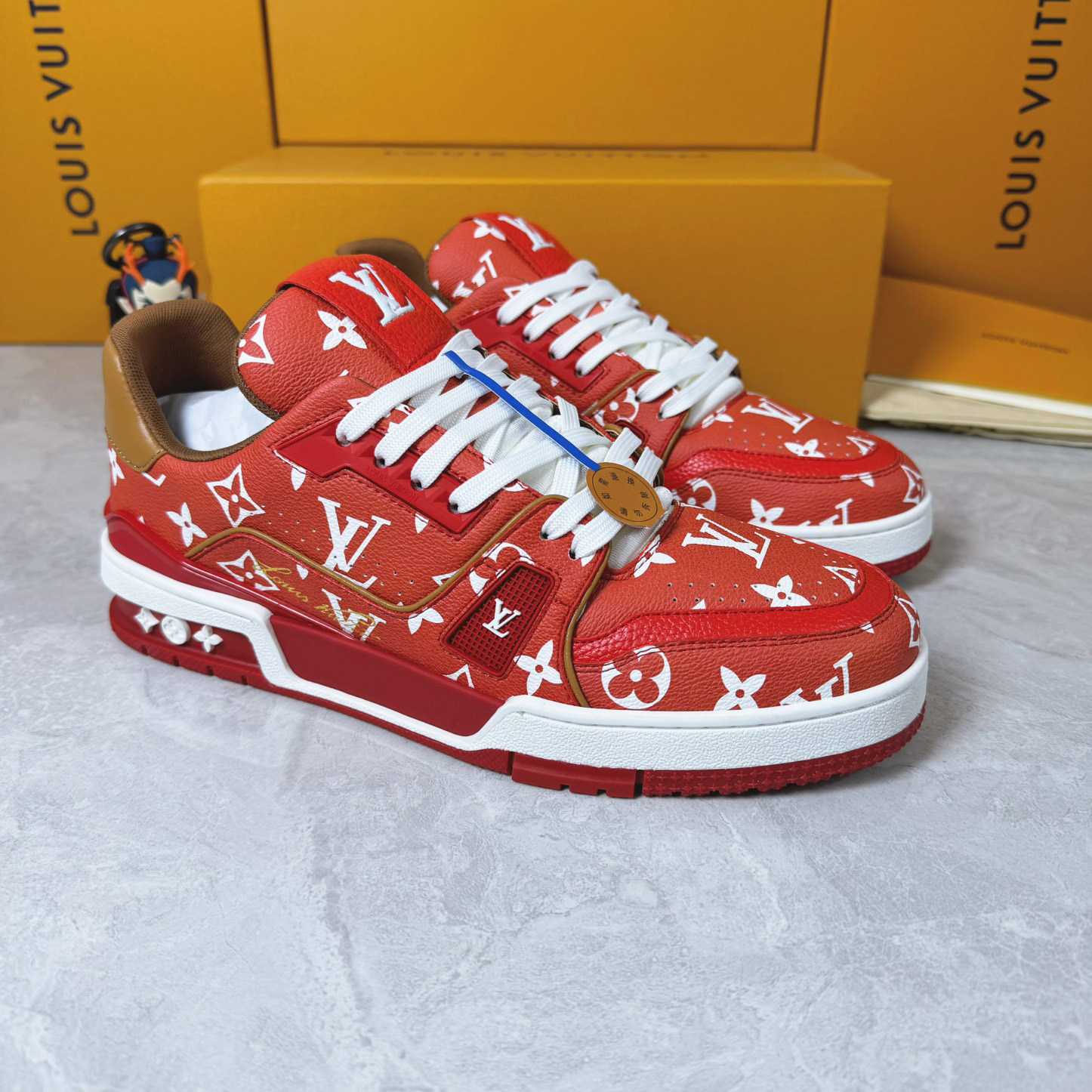 Louis Vuitton LV Trainer Sneaker  1AHAMY - FashionPlug