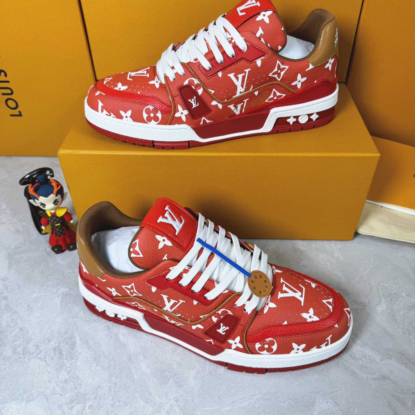 Louis Vuitton LV Trainer Sneaker  1AHAMY - FashionPlug