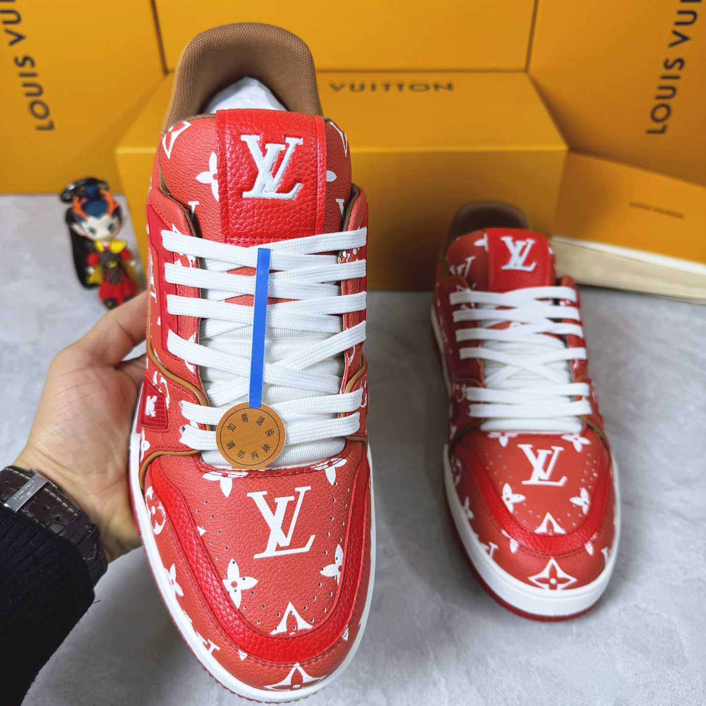 Louis Vuitton LV Trainer Sneaker  1AHAMY - FashionPlug