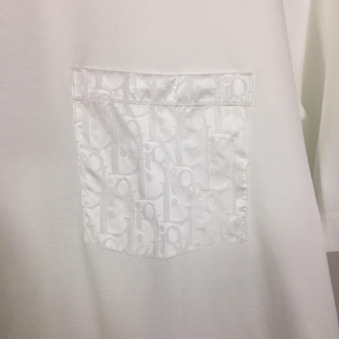 Dior Oblique Pocket T-Shirt  - FashionPlug