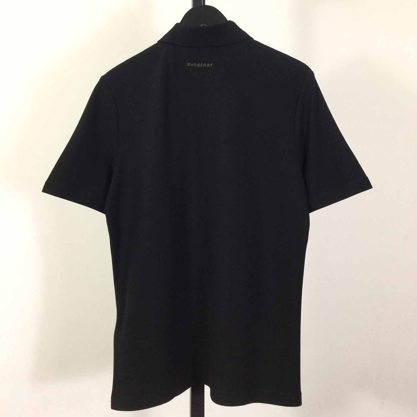 Burberry B Snake Cotton Polo Shirt - FashionPlug