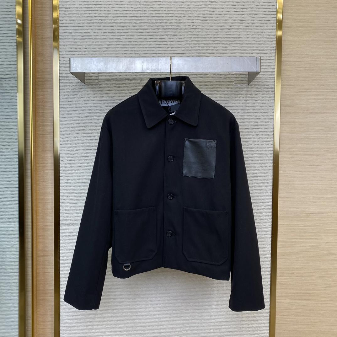 Loewe Workwear Jacket In Wool - FashionPlug