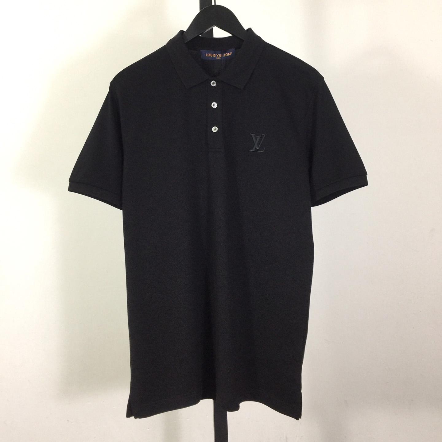 Louis Vuitton Short-Sleeved Cotton Polo Shirt    - FashionPlug